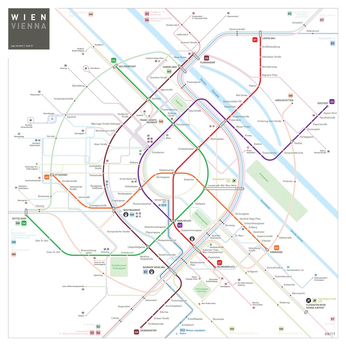 Mapa de u4 Viena