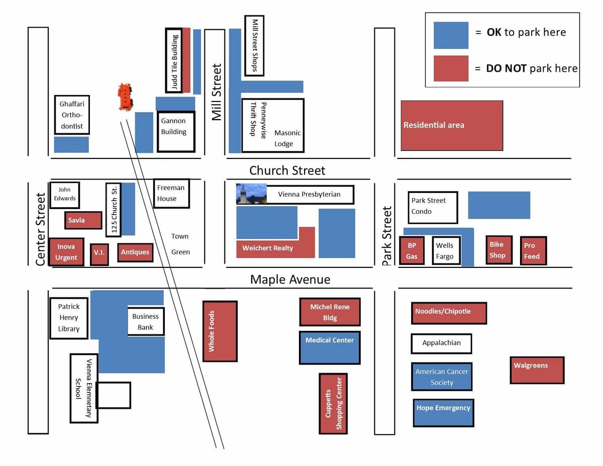 Viena aparcamento mapa