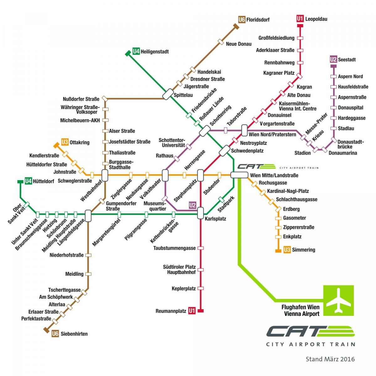 Wien tren mapa