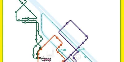 Viena hop on hop off paseo de autobuses mapa