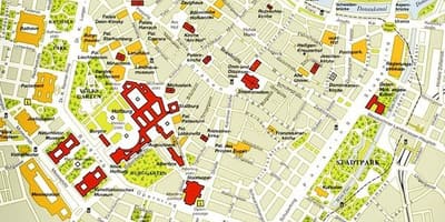 Viena centro histórico mapa