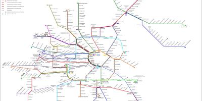 Viena strassenbahn mapa