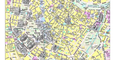 Viena turísticas guía mapa
