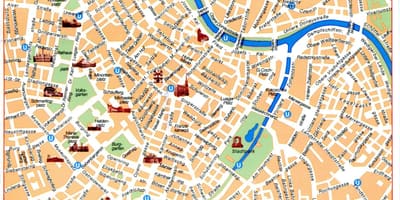 Viena viaxes mapa