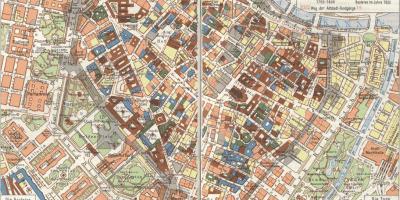 Viena cidade vella mapa