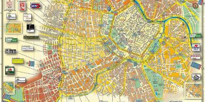 Viena, Austria mapa da cidade