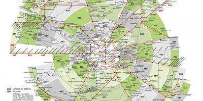Mapa de Viena metro de avisos 100