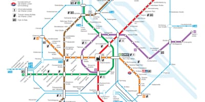 Wien tubo mapa