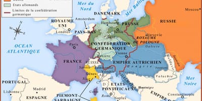 Mapa de Viena e os países veciños