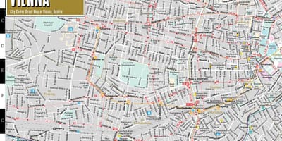 Mapa de rúa Viena