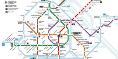 Wien metro mapa